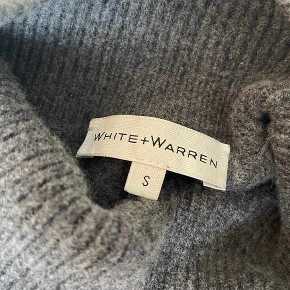 White + Warren Cashmere Mockneck/turtleneck Sweater Size S - Picture 4 of 5